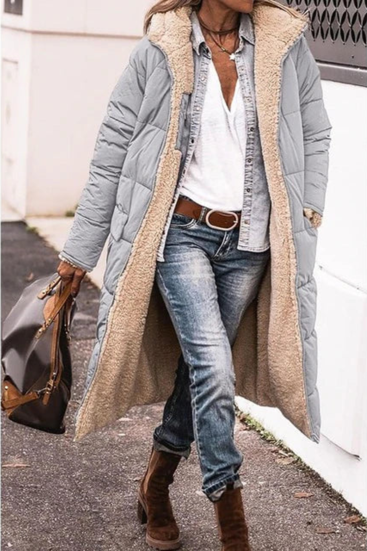 Susan - Cozy Reversible Coat for Women