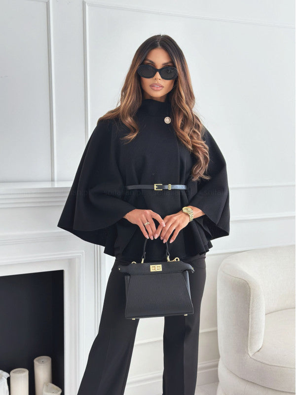Sandra - Stylish Butterfly Jacket with Belt