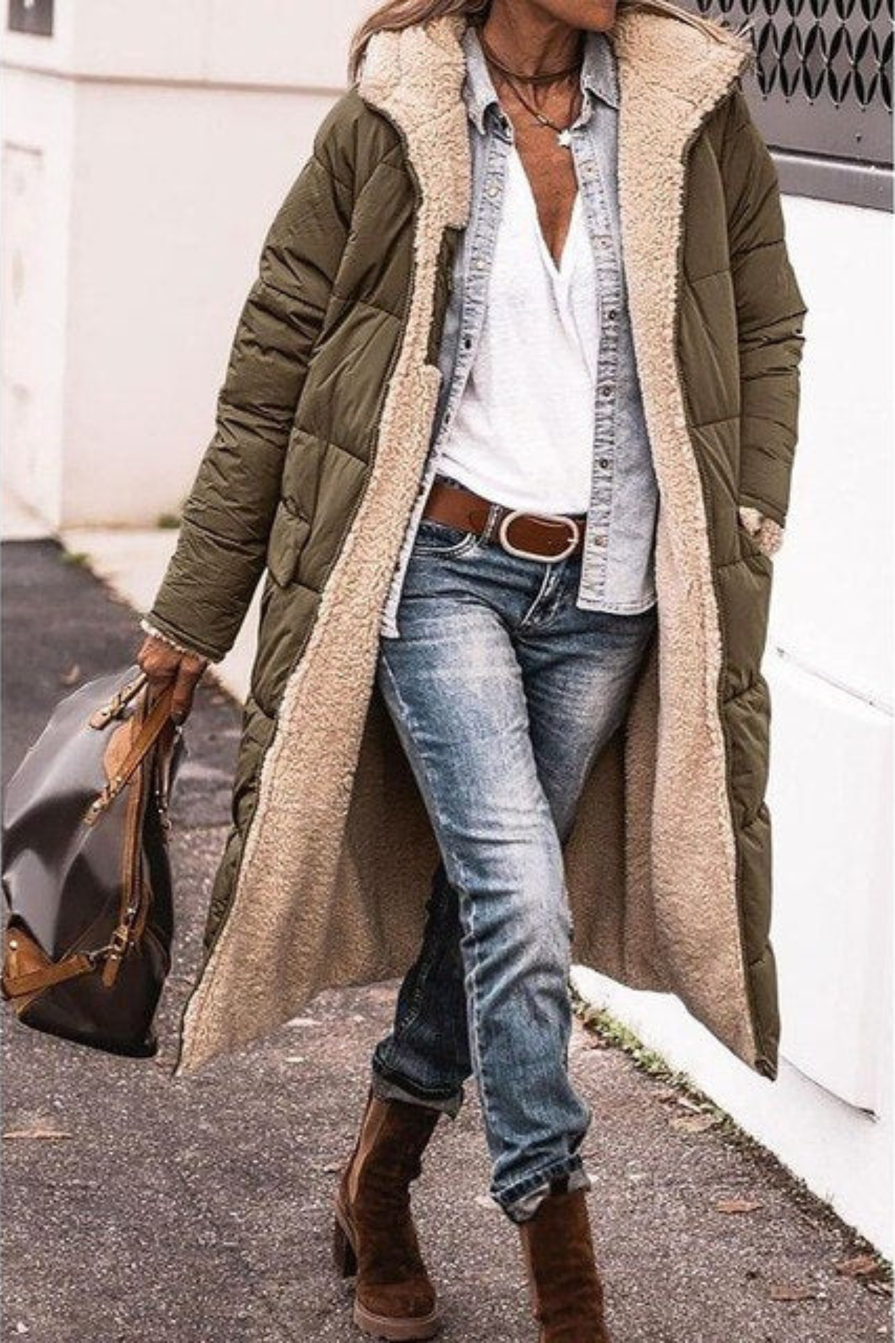 Susan - Cozy Reversible Coat for Women