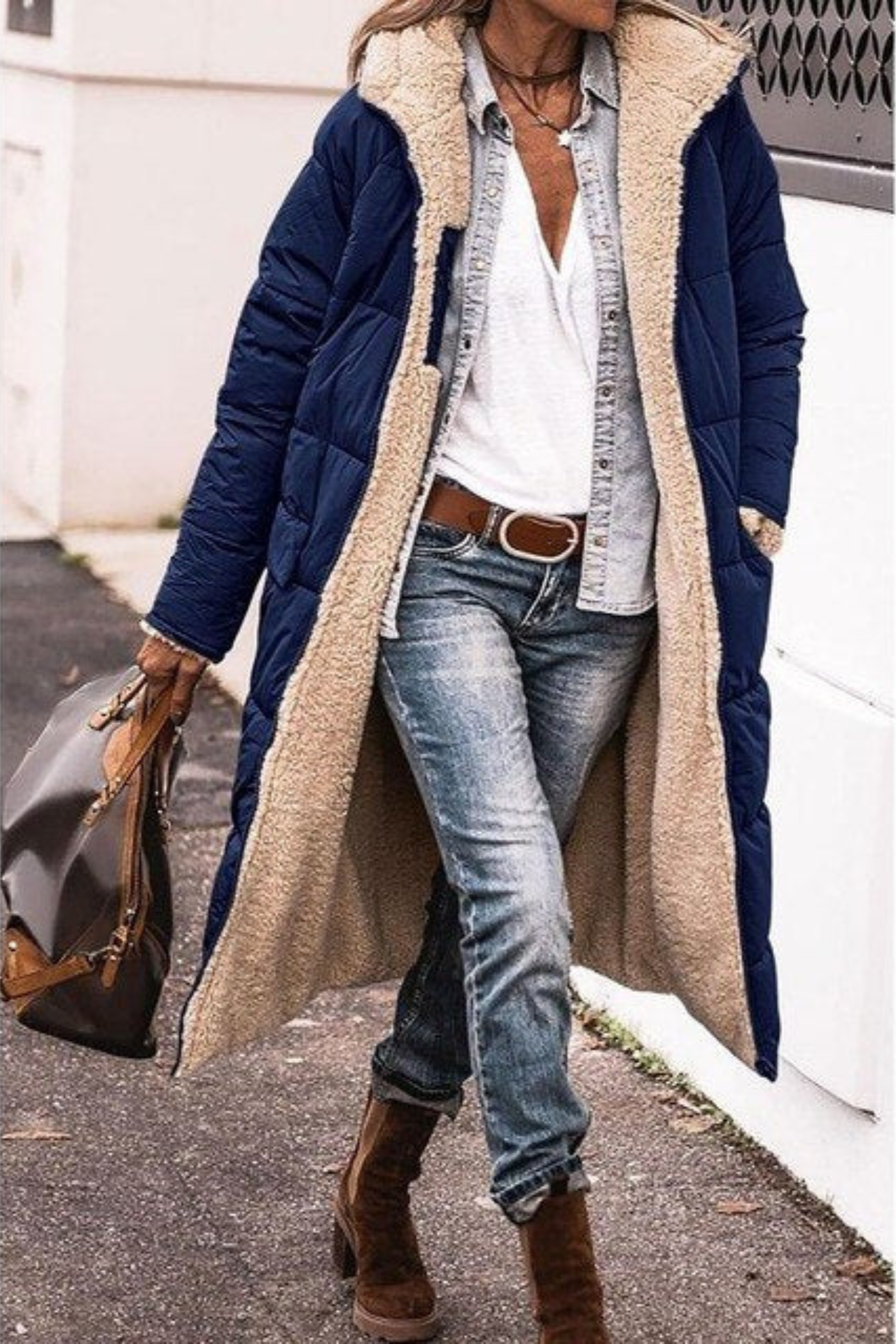 Susan - Cozy Reversible Coat for Women