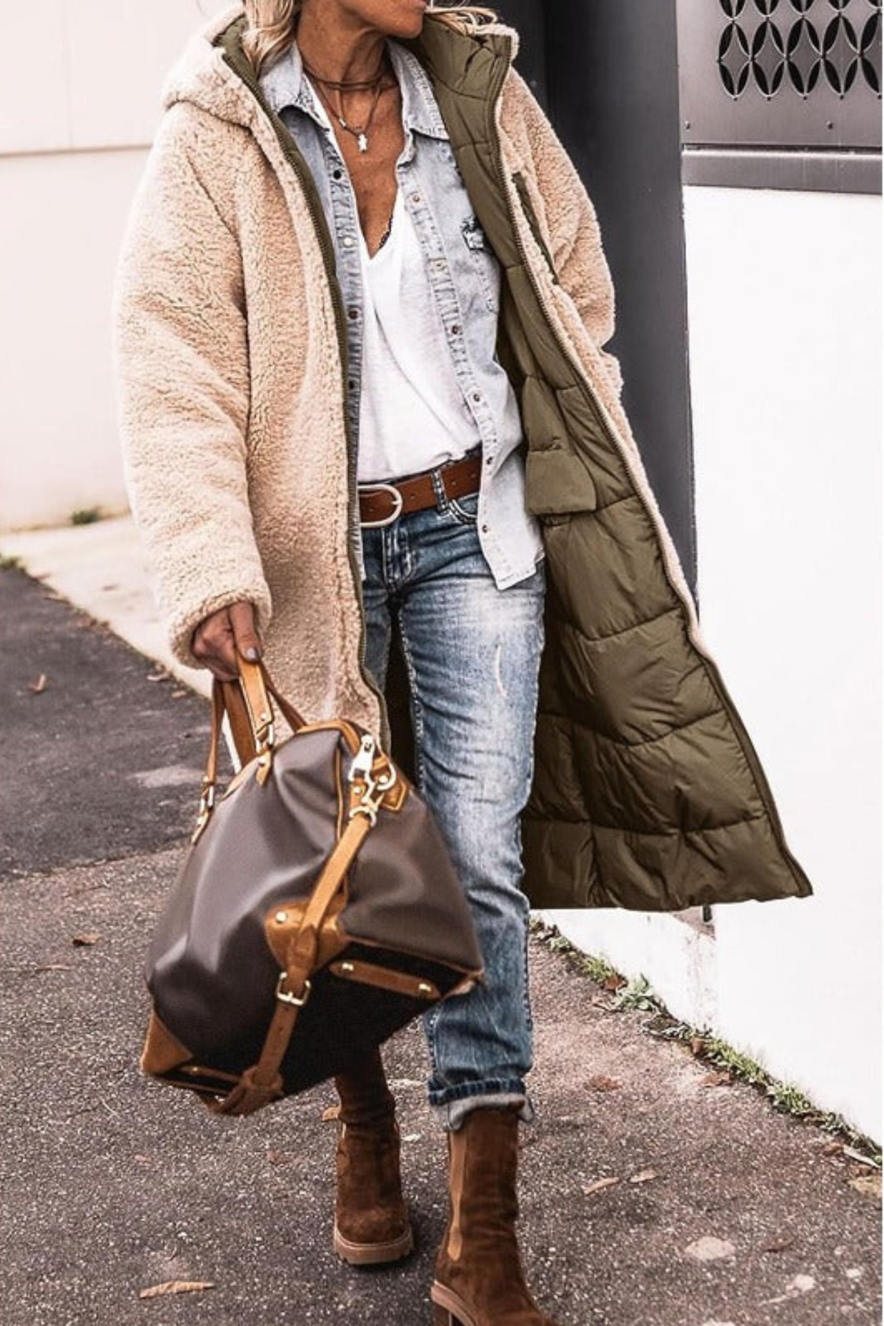Susan - Cozy Reversible Coat for Women