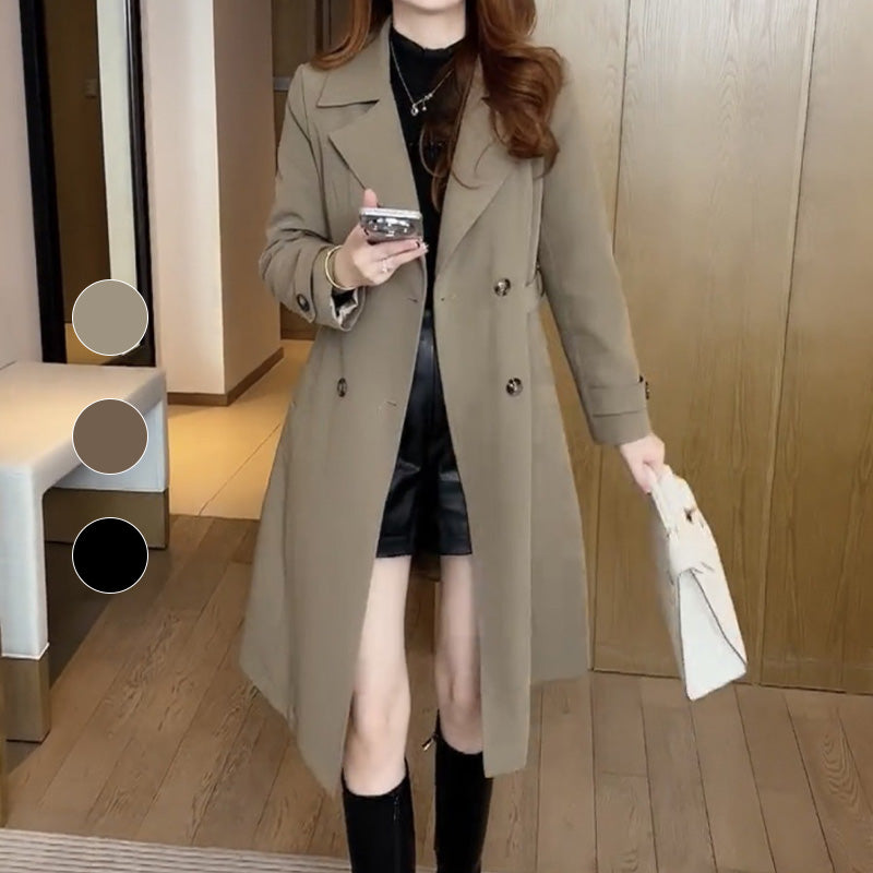 Catherine | Furry Trench Coat