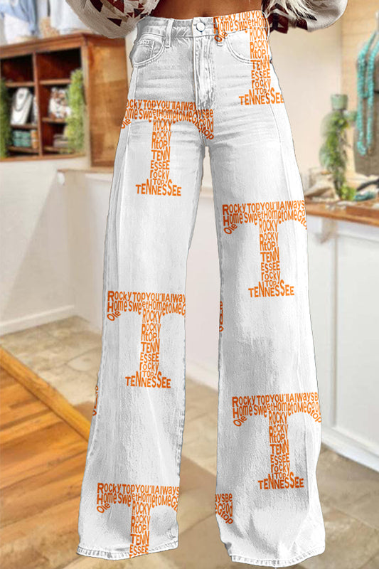 Game Day Tennessee Vols Wide-Leg Pants