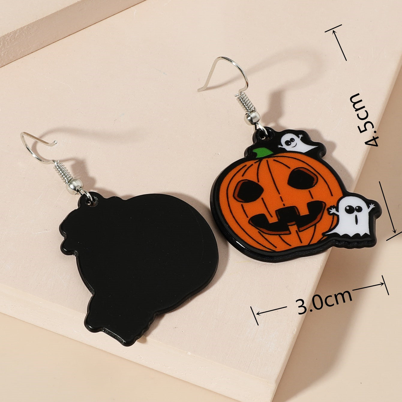 Quirky Halloween Pumpkin Earrings