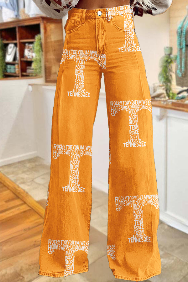 Game Day Tennessee Vols Wide-Leg Pants