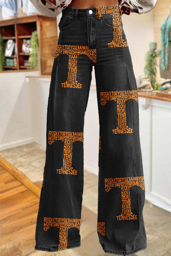 Game Day Tennessee Vols Wide-Leg Pants