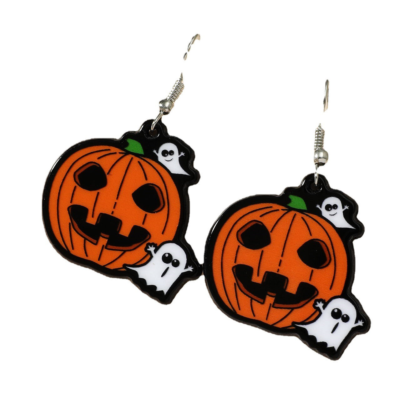 Quirky Halloween Pumpkin Earrings